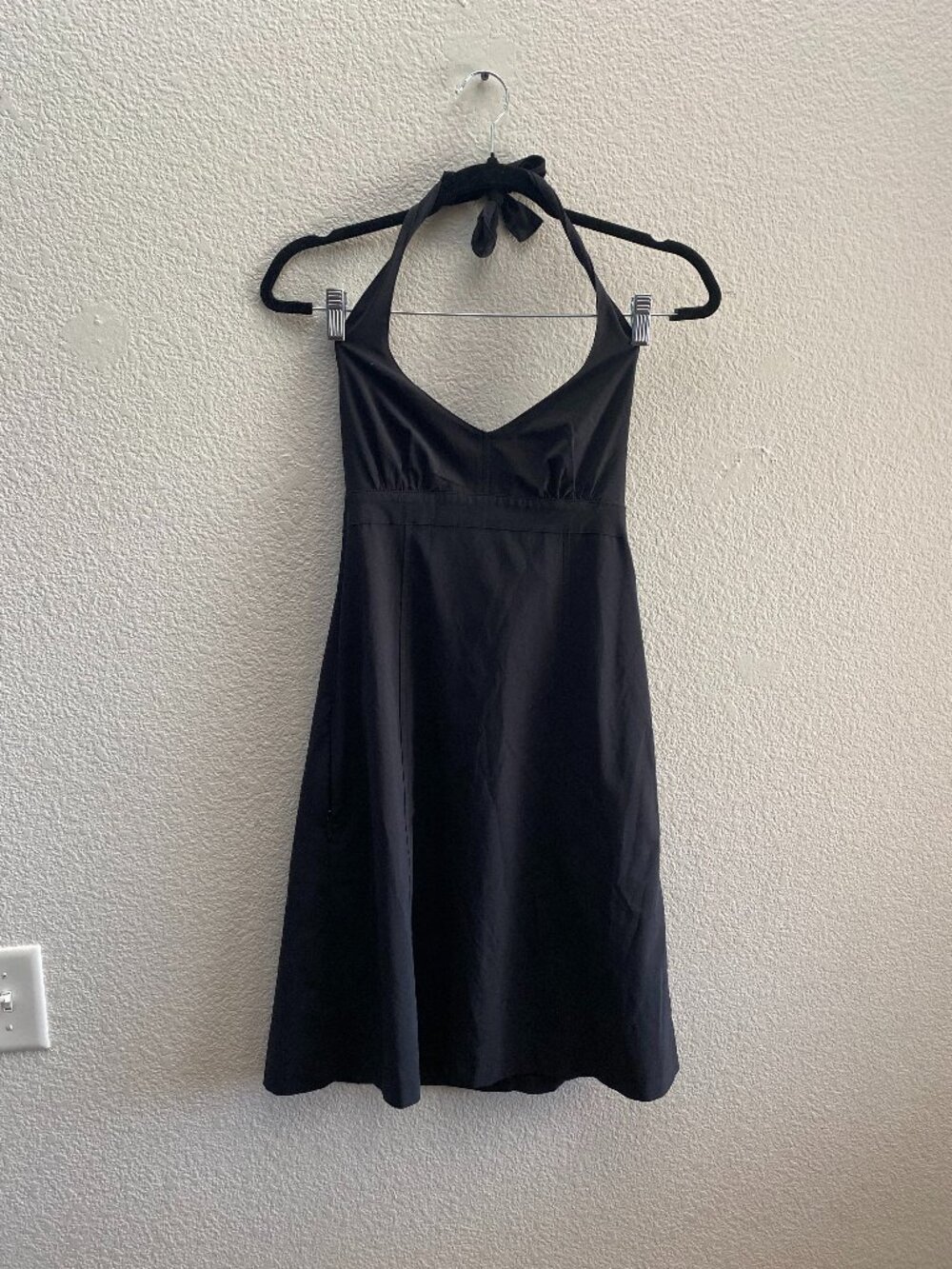 Athleta Pack Everywhere Dress Sleeveless Halter Size 2 215164 Black Color